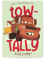Disney and Pixar's Mater Totally Individual Birthday Greeting Cards