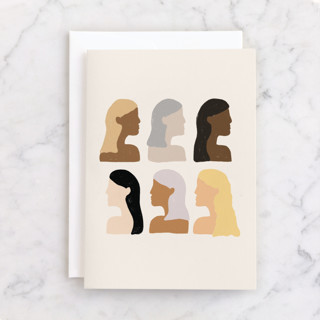 Girls Support Girls Individual Blank Greeting Cards