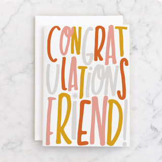 friendly Individual Congrats Greeting Cards