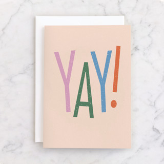 Big Yay Individual Congrats Greeting Cards