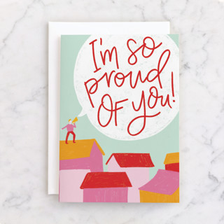 From the Rooftops Individual Congrats Greeting Cards