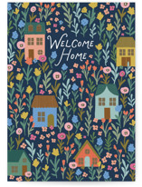 Floral Village Individual Congrats Greeting Cards