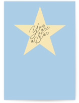Star Cut Out Individual Congrats Greeting Cards