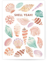 Shell yeah! Individual Congrats Greeting Cards