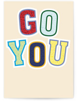 Go You Individual Congrats Greeting Cards