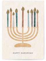 Menorah Individual Seasonal Greeting Cards