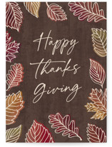 Fall Foliage Individual Seasonal Greeting Cards