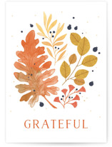 Rustic Friendsgiving Individual Seasonal Greeting Cards