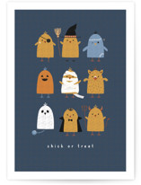 Chick or Treat Individual Seasonal Greeting Cards