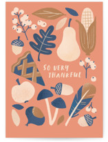 Autumn gathering Individual Seasonal Greeting Cards