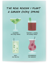 Garden Motivation Individual Seasonal Greeting Cards