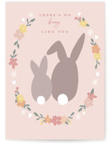 Big and Little Bunny Individual Seasonal Greeting Cards