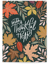 Thankful Heart Individual Seasonal Greeting Cards