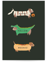 Hallow-weenie Individual Seasonal Greeting Cards