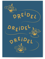 Dreidel Dreidel Dreidel Individual Seasonal Greeting Cards