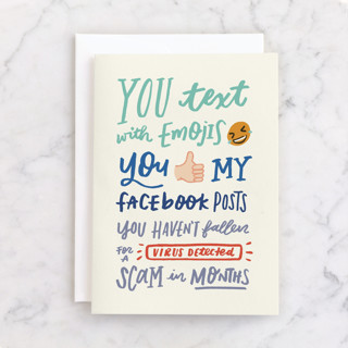 all sorts of milestones Individual Father's Day Greeting Cards