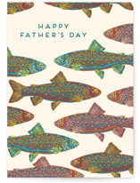 Fishy Individual Father's Day Greeting Cards