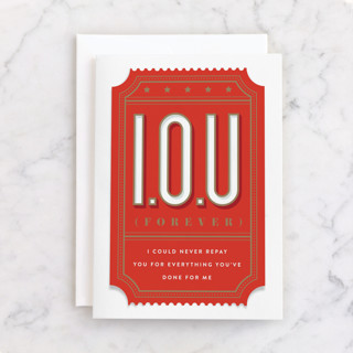 I.O.U. Individual Father's Day Greeting Cards
