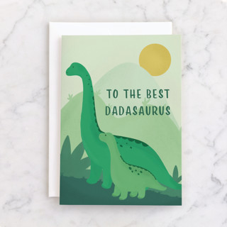 Dino Dad Individual Father's Day Greeting Cards
