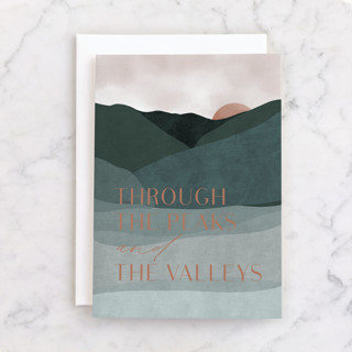Peaks and Valleys Individual Father's Day Greeting Cards