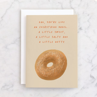 Everything Bagel Individual Father's Day Greeting Cards