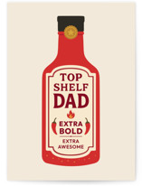 Top Shelf Dad Individual Father's Day Greeting Cards