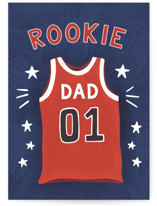 Rookie Dad Individual Father's Day Greeting Cards