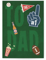 Number One Individual Father's Day Greeting Cards