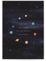 Whole Universe Individual Father's Day Greeting Cards