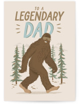 Legendary Dad Individual Father's Day Greeting Cards