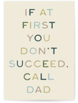 call dad Individual Father's Day Greeting Cards