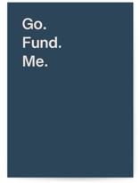 Go. Fund. Me. Individual Father's Day Greeting Cards