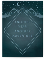 Mountain Sky Individual Masculine Birthday Greeting Cards