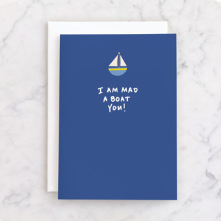 waves Individual Masculine Birthday Greeting Cards