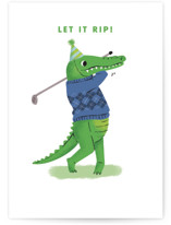 Let It Rip Individual Masculine Birthday Greeting Cards
