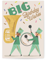 birthday band Individual Masculine Birthday Greeting Cards