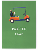 Golfing Dad Individual Masculine Birthday Greeting Cards