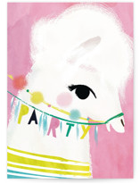 Llama Birthday Individual Feminine Birthday Greeting Cards