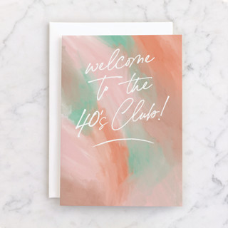 40s club Individual Feminine Birthday Greeting Cards