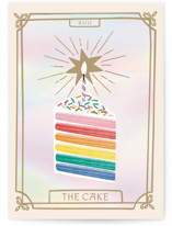 The Star Individual Feminine Birthday Greeting Cards