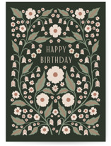 Forest Individual Feminine Birthday Greeting Cards