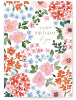 Happy Birthday to You Individual Feminine Birthday Greeting Cards