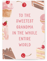 Sweetest Individual Feminine Birthday Greeting Cards