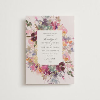 Fleur Foil-Pressed Petite Wedding Invitations