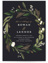 Foil-Pressed Petite Wedding Invitations