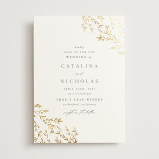 Swoon Foil-Pressed Wedding Invitations