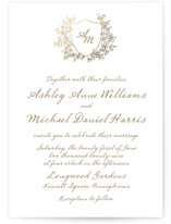 Foil-Pressed Wedding Invitations