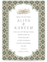 Kareem Foil-Pressed Wedding Invitations