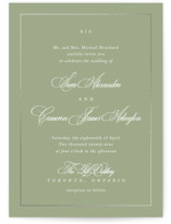 Greenwood Foil-Pressed Wedding Invitations