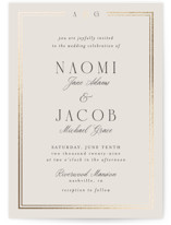 Foil-Pressed Wedding Invitations